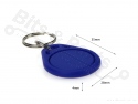 RFID Tag / Keychain 13.56MHz Blue